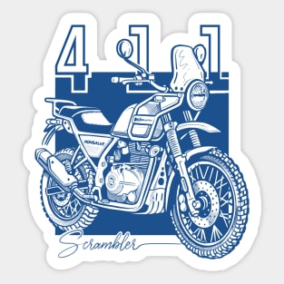 royal enfield himalayan 411 scrambler Sticker